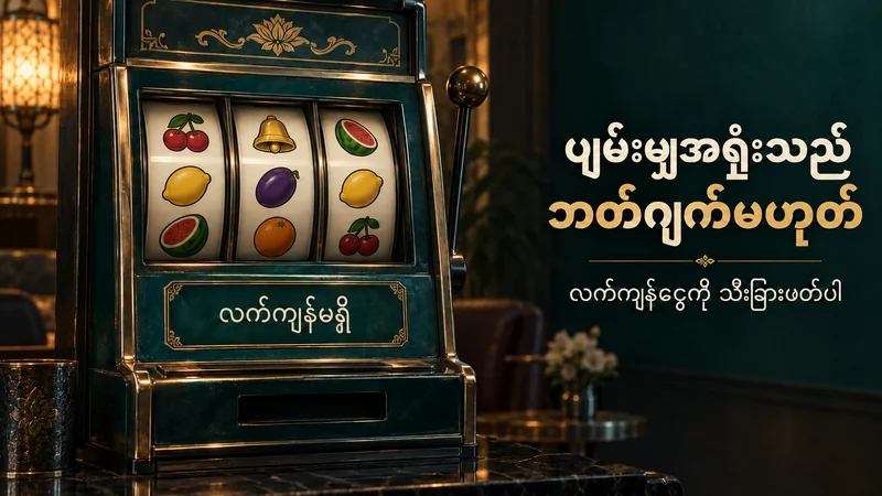 လက်ကျန်မရှိဟု မြန်မာစာဖြင့် ပြထားသော slot စက်နှင့် ပျမ်းမျှအရှုံးသည် ဘတ်ဂျက်မဟုတ်ဟူသော ခေါင်းစဉ်